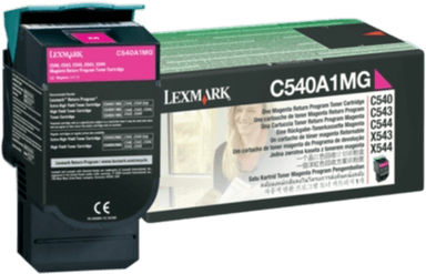 Lexmark Tonerkassett magenta C540A1MG