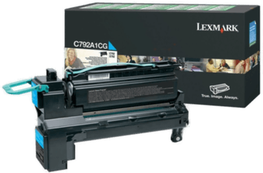 Lexmark Tonerkassett cyan C792A1CG