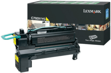 Lexmark C792X1YG Tonerkassett gul