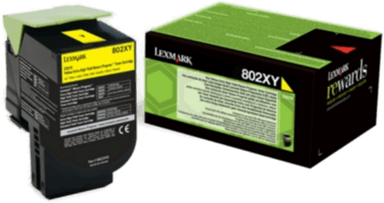 Lexmark 802XY Tonerkassett Gul