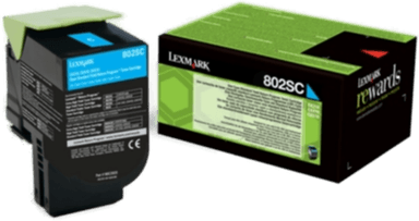 Lexmark Tonerkassett cyan 80C2SCE
