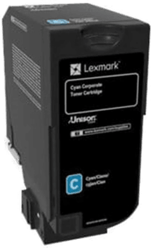 Lexmark Tonerkassett 74C20CE, cyan