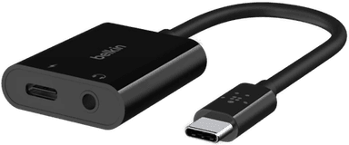 Belkin Rockstar Audio+Charge USB-C Adapter