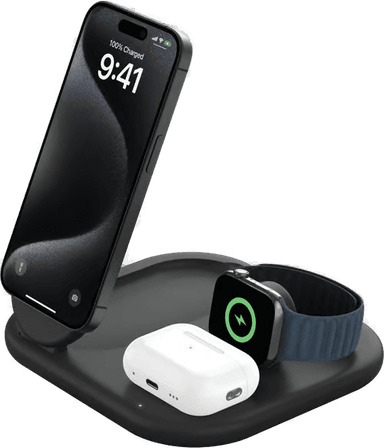 Belkin 3-i-1 Qi2 Trådløs lader