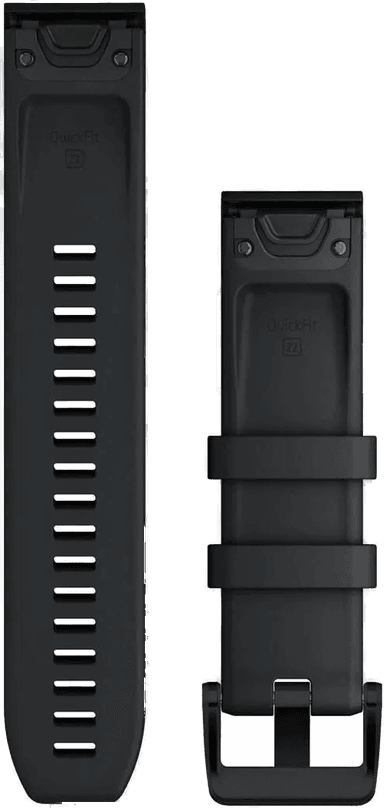 Garmin QuickFit Silikonreim 22mm svart