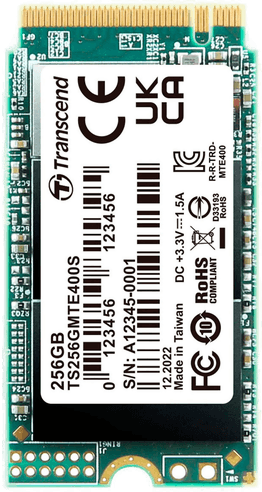 Transcend MTE400S 256GB NVMe SSD