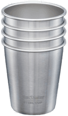 Klean Kanteen Stålkopp 30 cl 4 stk