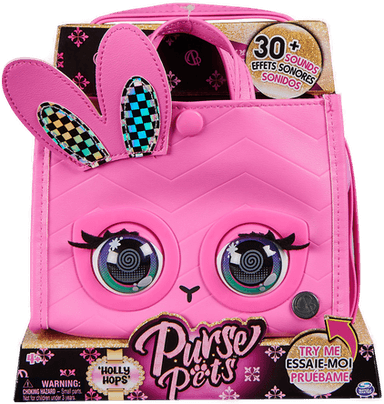 Purse Pets Quiltet veske - Bunny