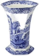 Spode Blue Italian vase 27 cm