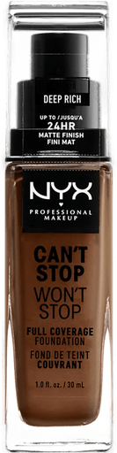 NYX Professional Makeup Can't Stop Won't Stop Foundation Deep Rich