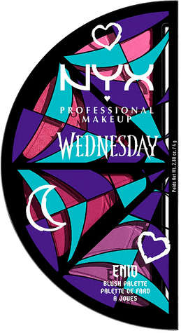 NYX Professional Makeup Wednesday Stained Glass Blush Palette 1 Enid