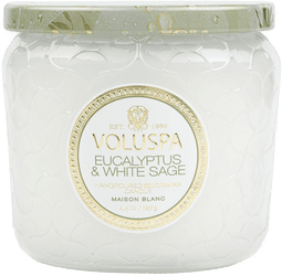 Voluspa Petite Jar Candle Eucalyptus & White Sage