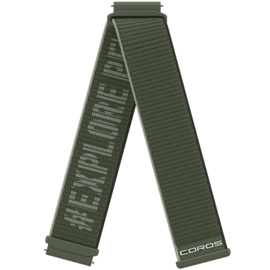 Coros Nordic Nylon Watchband 22mm - Green