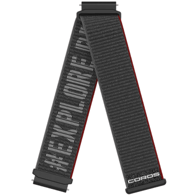 Coros Nordic Nylon Watchband 20mm - Black