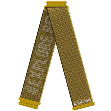 Coros Nordic Nylon Watchband 22mm - Yellow
