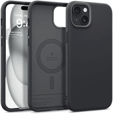 Spigen Nano Pop MagSafe deksel iPhone 15 - Black Sesame
