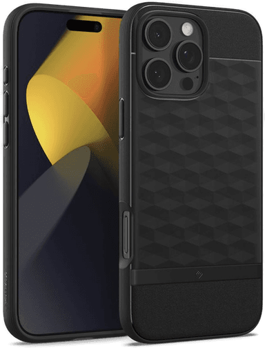 Spigen Parallax MagSafe Deksel - Matt Sort - iPhone 16 Pro