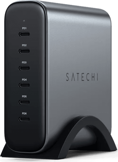 Satechi GaN 6-Port 200W Ladestasjon