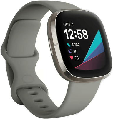Fitbit Sense Sage Grå/sølv