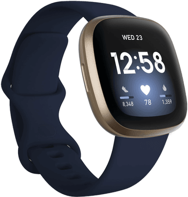 Fitbit Versa 3 Midnight/Soft Gold