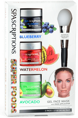 Spascriptions Superfoods Masks Blueberry Watermelon Avocado