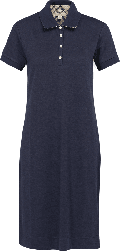 Barbour Women's Polo Dress Navy/Indigo Tartan