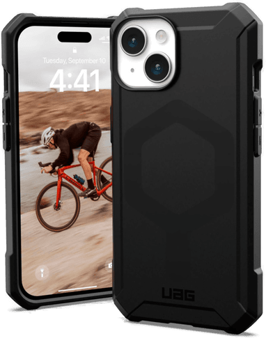 Urban Armor Gear Essential Armor MagSafe iPhone 15 svart