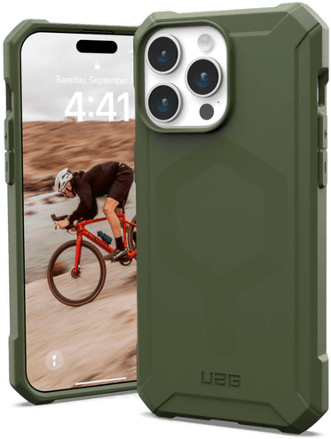 Urban Armor Gear Essential Armor MagSafe iPhone 15 Pro Max Olive Drab