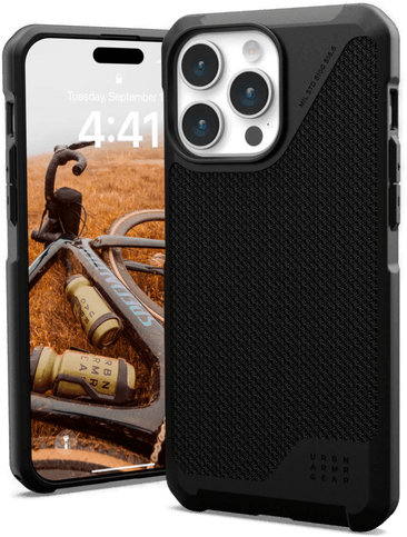 Urban Armor Gear Metropolis LT MagSafe Kevlar-deksel iPhone 15 Pro Max