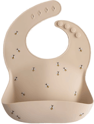 Mushie Silicone Bib - Bees