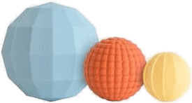 Mushie Nesting Spheres - Powder Blue