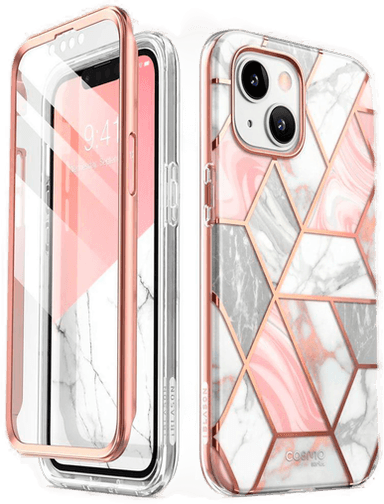Supcase Cosmo Deksel iPhone 14 Plus Pink Marble