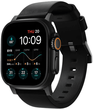 Nomad Goods Modern lærrem til Apple Watch 42/44/45/49mm