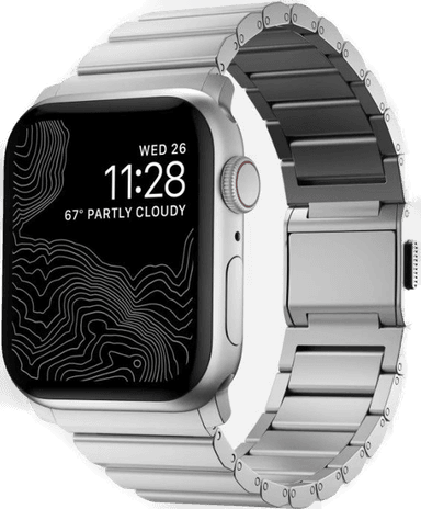 Nomad Aluminium Reim for Apple Watch - Sølv