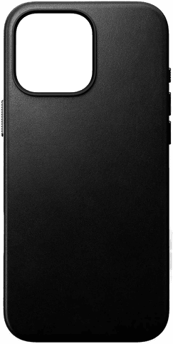 Nomad Traditional Lærveske iPhone 16 Pro Max - Svart
