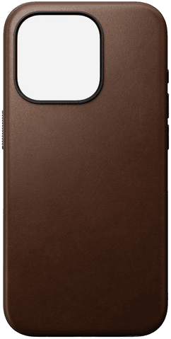 Nomad Goods Modern Case iPhone 15 Pro Brun Skinn
