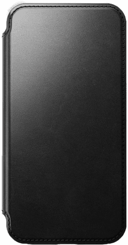 Nomad Modern Horween Leather Folio iPhone 15 Pro - Svart