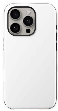 Nomad Goods Sport-deksel iPhone 15 Pro Hvit