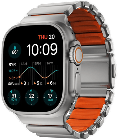 Nomad Stratos Band Natural Titanium