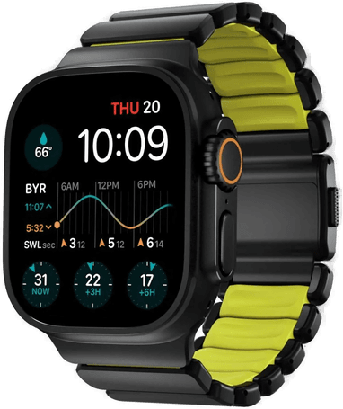 Nomad Stratos Band Black Titanium 45/46/49mm