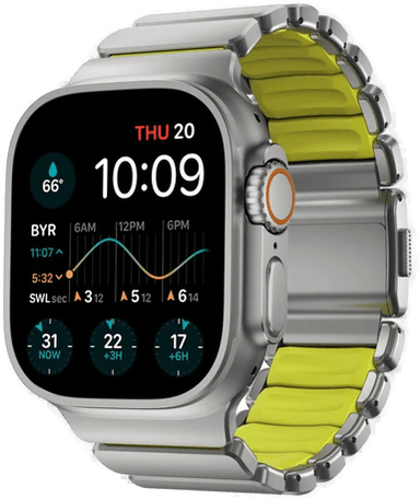 Nomad Stratos Band Natural Titanium Volt