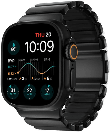 Nomad Stratos Band Black Titanium 45/46/49mm