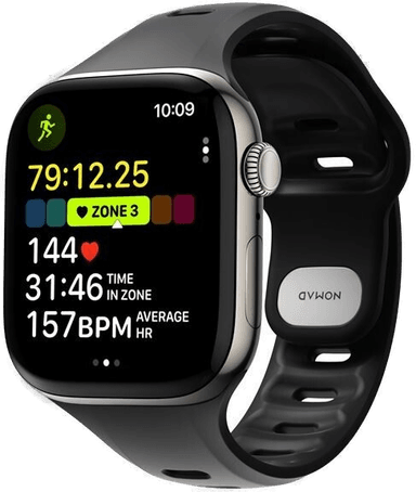 Nomad Tempo Klokkereim 42 mm - Svart