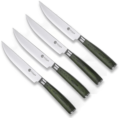 Hexclad kjøttkniver 4-pakning 13 cm