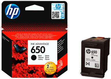 HP 650 Blekkpatron Svart