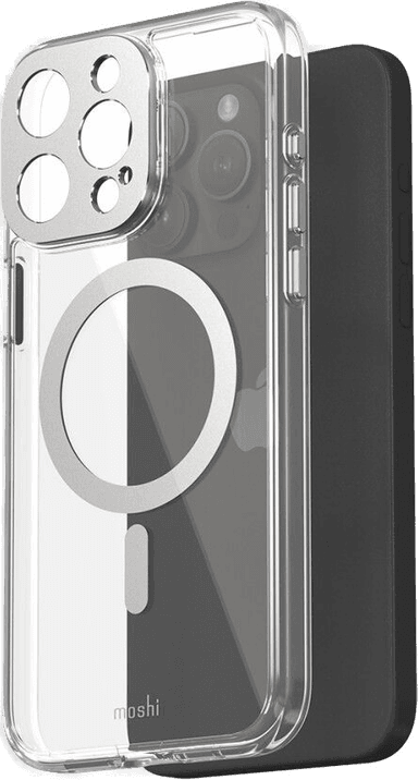 Moshi iGlaze iPhone 15 Pro Max - Lunar Silver