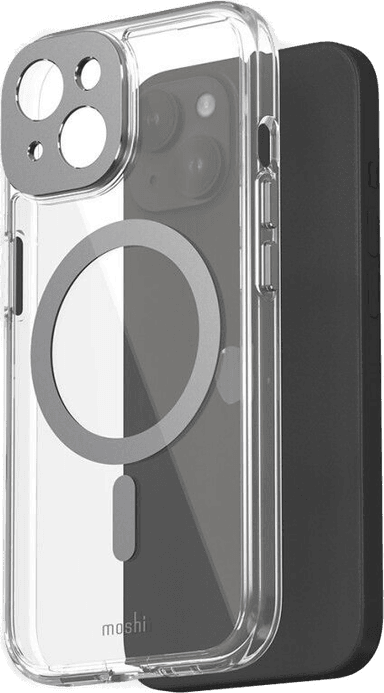 Moshi iGlaze iPhone 15 - Meteorite Grey