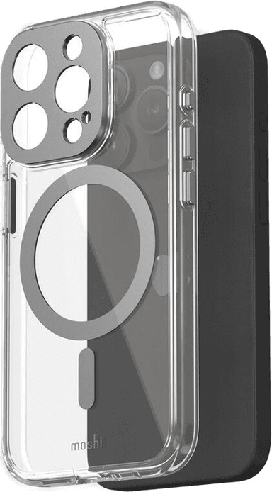 Moshi iGlaze iPhone 15 Pro - Meteorite Grey