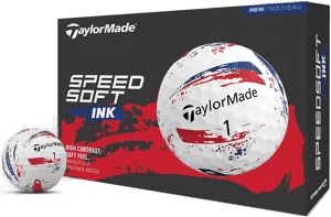 Taylormade Speedsoft Golfball Blå/rød