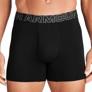 Under Armour Perfect Cotton 6in Boxer Svart